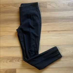 Hilary Radley Black High-Waist Ponte Ankle Pants